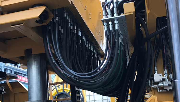 Wire spiral hydraulic hose